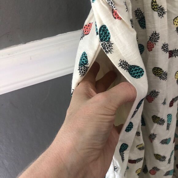 Cooperative Urban Outfitters MIDI Sundress Pineapple Print 100% Cotton (0) - Picture 4 of 11